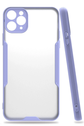 Newface iPhone 11 Pro Kılıf Platin Silikon - Lila resmi