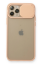 Newface iPhone 11 Pro Kılıf Palm Buzlu Kamera Sürgülü Silikon - Pembe resmi