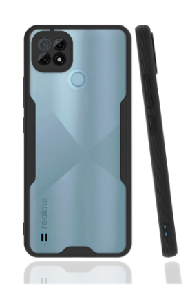 Newface Realme C21 Kılıf Platin Silikon - Siyah resmi