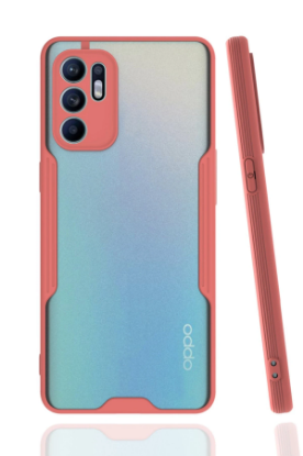 Newface Oppo Reno 6 Kılıf Platin Silikon - Pembe resmi