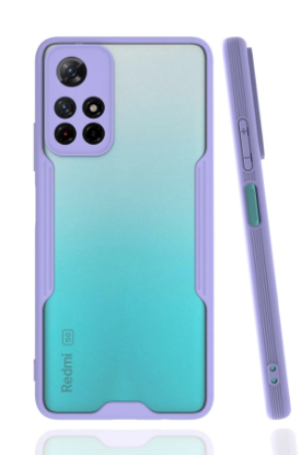 Newface Xiaomi Redmi Note 11T Kılıf Platin Silikon - Lila resmi