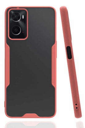 Newface Oppo A96 Kılıf Platin Silikon - Pembe resmi