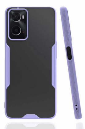 Newface Oppo A96 Kılıf Platin Silikon - Lila resmi