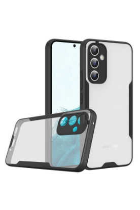 Newface Samsung Galaxy A24 4G Kılıf Platin Silikon - Siyah resmi