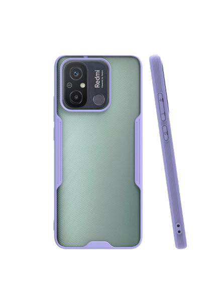 Newface Xiaomi Redmi 12C Kılıf Platin Silikon - Lila resmi
