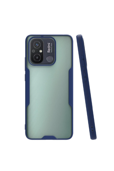 Newface Xiaomi Redmi 12C Kılıf Platin Silikon - Lacivert resmi