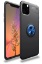 Newface iPhone 11 Pro Kılıf Range Yüzüklü Silikon - Siyah-Mavi resmi