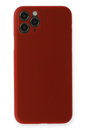 Newface iPhone 11 Pro Kılıf PP Ultra İnce Kapak - Kırmızı resmi