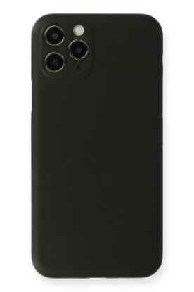 Newface iPhone 11 Pro Max Kılıf PP Ultra İnce Kapak - Siyah resmi