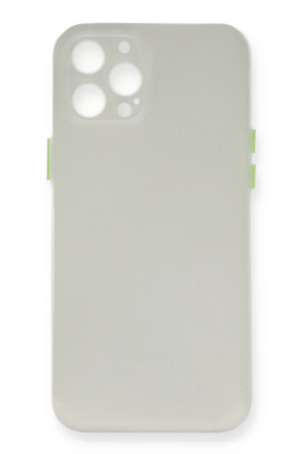 Newface iPhone 12 Pro Kılıf PP Ultra İnce Kapak - Beyaz resmi