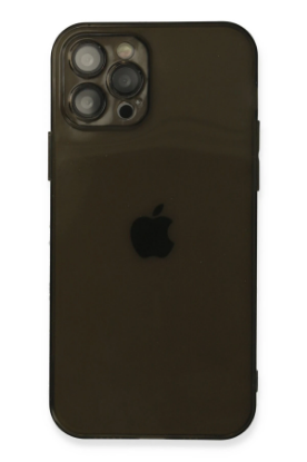 Newface iPhone 12 Pro Kılıf Fly Lens Silikon - Siyah resmi