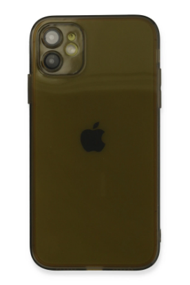 Newface iPhone 12 Kılıf Fly Lens Silikon - Siyah resmi