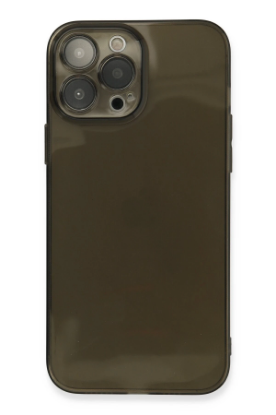 Newface iPhone 13 Pro Kılıf Fly Lens Silikon - Siyah resmi