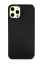 Newface iPhone 12 Pro Max Kılıf Karbon PP Silikon - Siyah resmi
