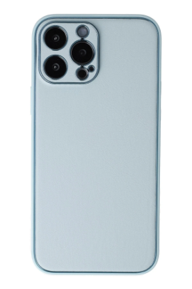 Newface iPhone 13 Pro Kılıf Coco Deri Silikon Kapak - Turkuaz resmi