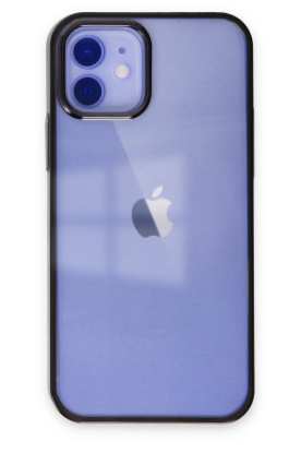 Newface iPhone 12 Kılıf Element Silikon - Siyah resmi