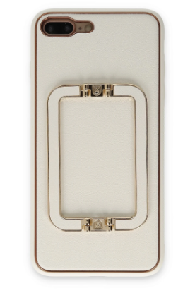 Newface iPhone 7 Plus Kılıf Coco Elit Kapak - Beyaz resmi