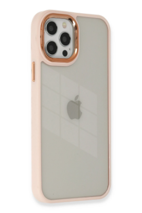Newface iPhone 12 Pro Max Kılıf Dora Kapak - Pudra resmi
