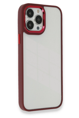 Newface iPhone 13 Pro Kılıf Dora Kapak - Kırmızı resmi