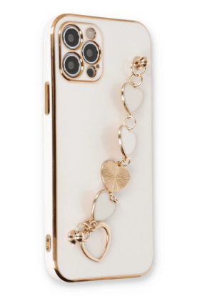 Newface iPhone 12 Pro Kılıf Esila Silikon - Beyaz resmi