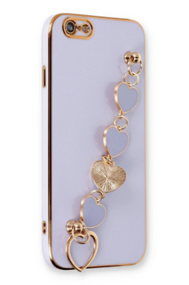 Newface iPhone 6 Kılıf Esila Silikon - Lila resmi