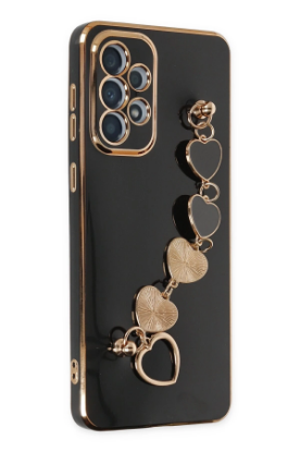 Newface Samsung Galaxy A33 5G Kılıf Esila Silikon - Siyah resmi