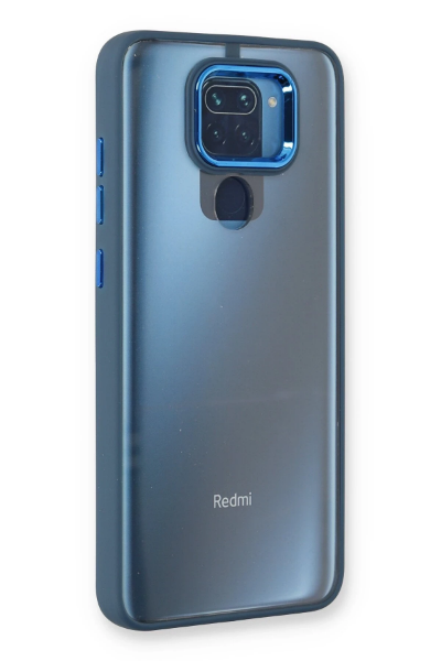 Newface Xiaomi Redmi Note 9 Kılıf Dora Kapak - Mavi resmi