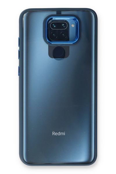Newface Xiaomi Redmi Note 9 Kılıf Dora Kapak - Mavi resmi