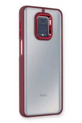 Newface Xiaomi Redmi Note 9 Pro Kılıf Dora Kapak - Kırmızı resmi