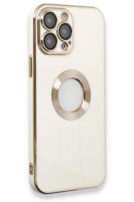Newface iPhone 13 Pro Max Kılıf Store Silikon - Beyaz resmi