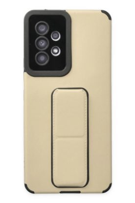 Newface Samsung Galaxy A53 5G Kılıf Mega Standlı Silikon - Gold resmi