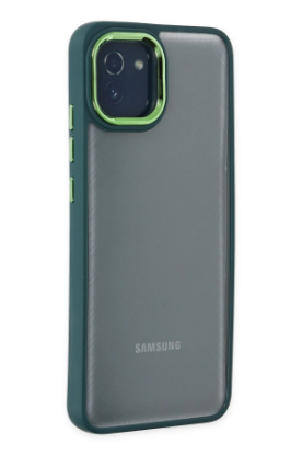 Newface Samsung Galaxy A03 Kılıf Dora Kapak - Haki Yeşil resmi