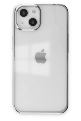 Newface iPhone 14 Plus Kılıf Element Silikon - Gümüş resmi