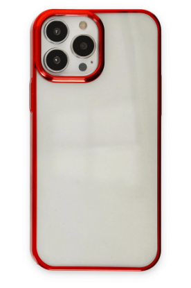 Newface iPhone 14 Pro Kılıf Element Silikon - Kırmızı resmi