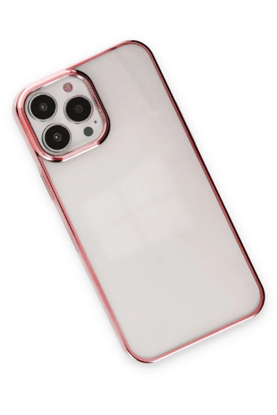 Newface iPhone 14 Pro Max Kılıf Element Silikon - Pembe resmi