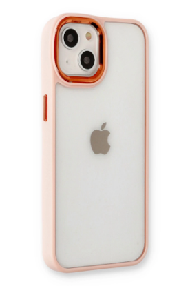 Newface iPhone 14 Plus Kılıf Dora Kapak - Pudra resmi