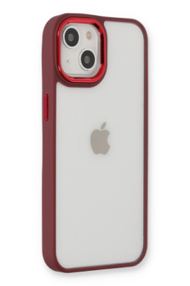 Newface iPhone 14 Plus Kılıf Dora Kapak - Kırmızı resmi