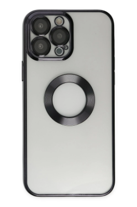 Newface iPhone 13 Pro Max Kılıf Slot Silikon - Siyah resmi