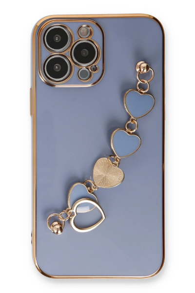 Newface iPhone 14 Pro Kılıf Esila Silikon - Gri resmi