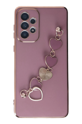 Newface Samsung Galaxy A33 5G Kılıf Esila Silikon - Mor resmi