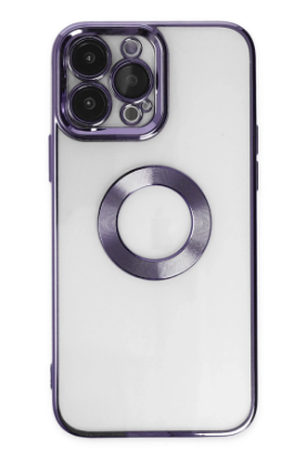 Newface iPhone 14 Pro Kılıf Slot Silikon - Mor resmi