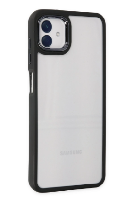 Newface Samsung Galaxy A04 Kılıf Dora Kapak - Siyah resmi