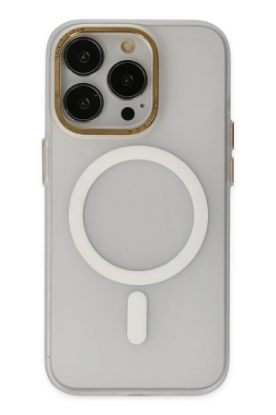 Newface iPhone 14 Pro Kılıf Lodos Magneticsafe Mat Kapak - Şeffaf resmi