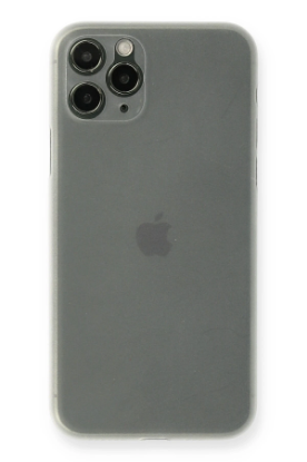 Newface iPhone 11 Pro Kılıf PP Ultra İnce Kapak - Beyaz resmi