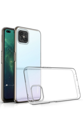 Newface Oppo Reno 4 Lite Kılıf Deluxe 2mm Şeffaf Silikon resmi