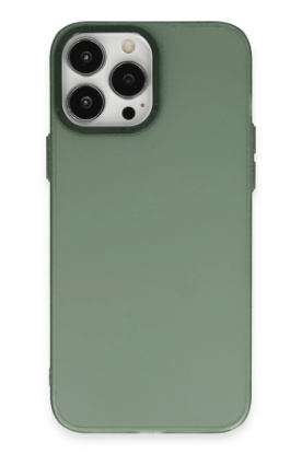 Newface iPhone 13 Pro Max Kılıf Modos Metal Kapak - Koyu Yeşil resmi