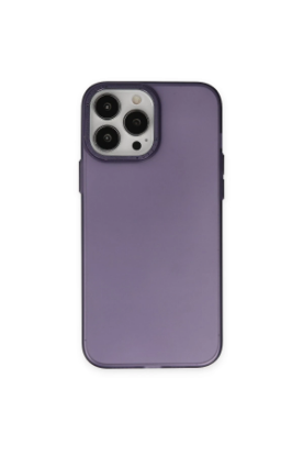 Newface iPhone 13 Pro Max Kılıf Modos Metal Kapak - Derin Mor resmi