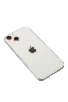 Newface iPhone 14 Diamond Kamera Lens - Kırmızı resmi