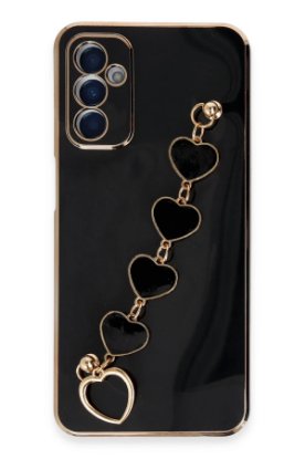 Newface Samsung Galaxy A14 4G Kılıf Esila Silikon - Siyah resmi