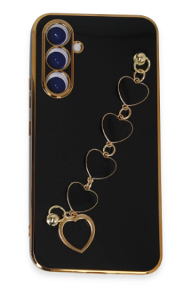 Newface Samsung Galaxy A54 5G Kılıf Esila Silikon - Siyah resmi